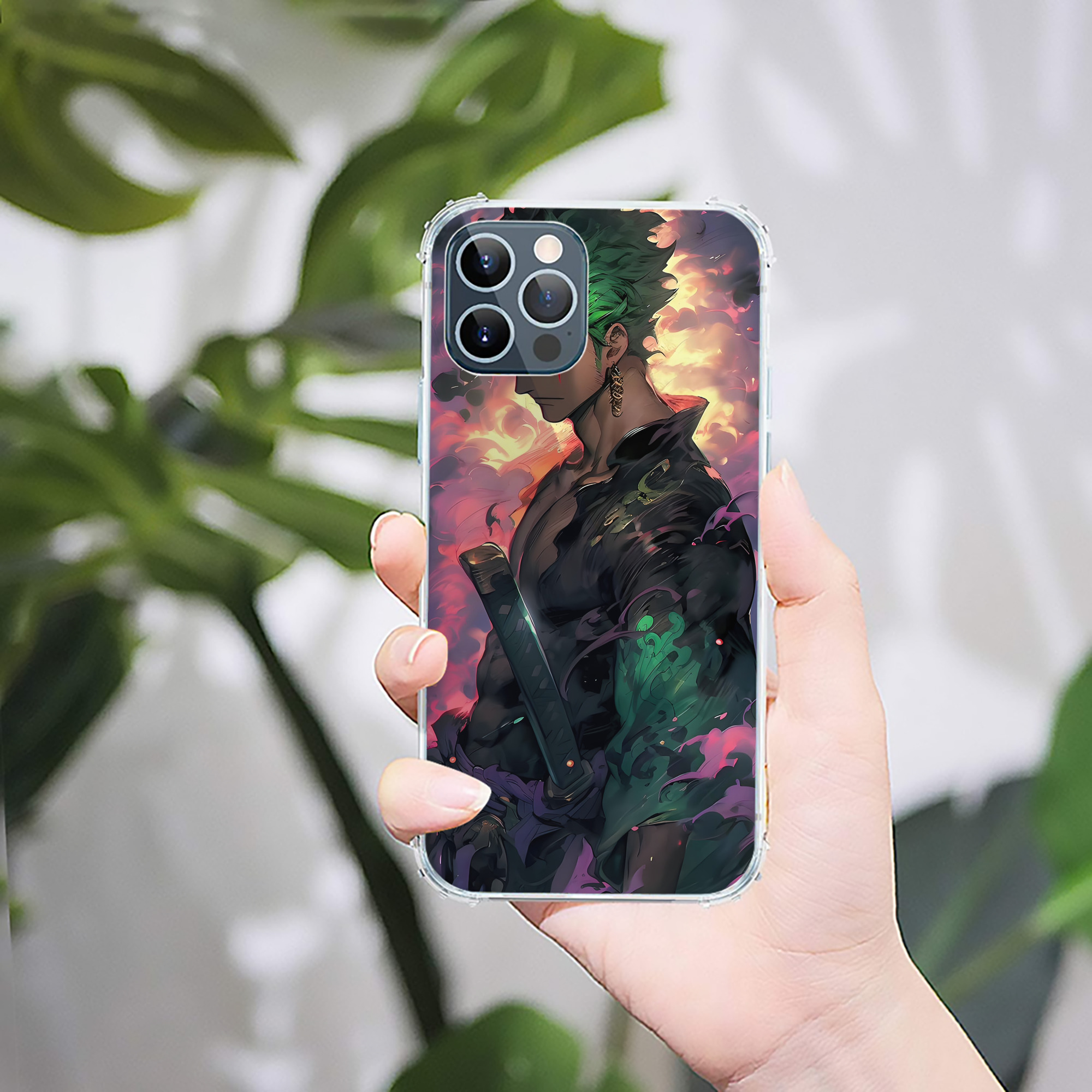ワンピース ONE PIECE 【iPhone 12シリーズ対応】透明スマホケース（クリアソフトケース）